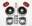 Picture of Wilwood Dynapro Low-Profile 11-00in P-Brake Kit Drill-Red Chevy C-10 2-42 Offset 5-lug