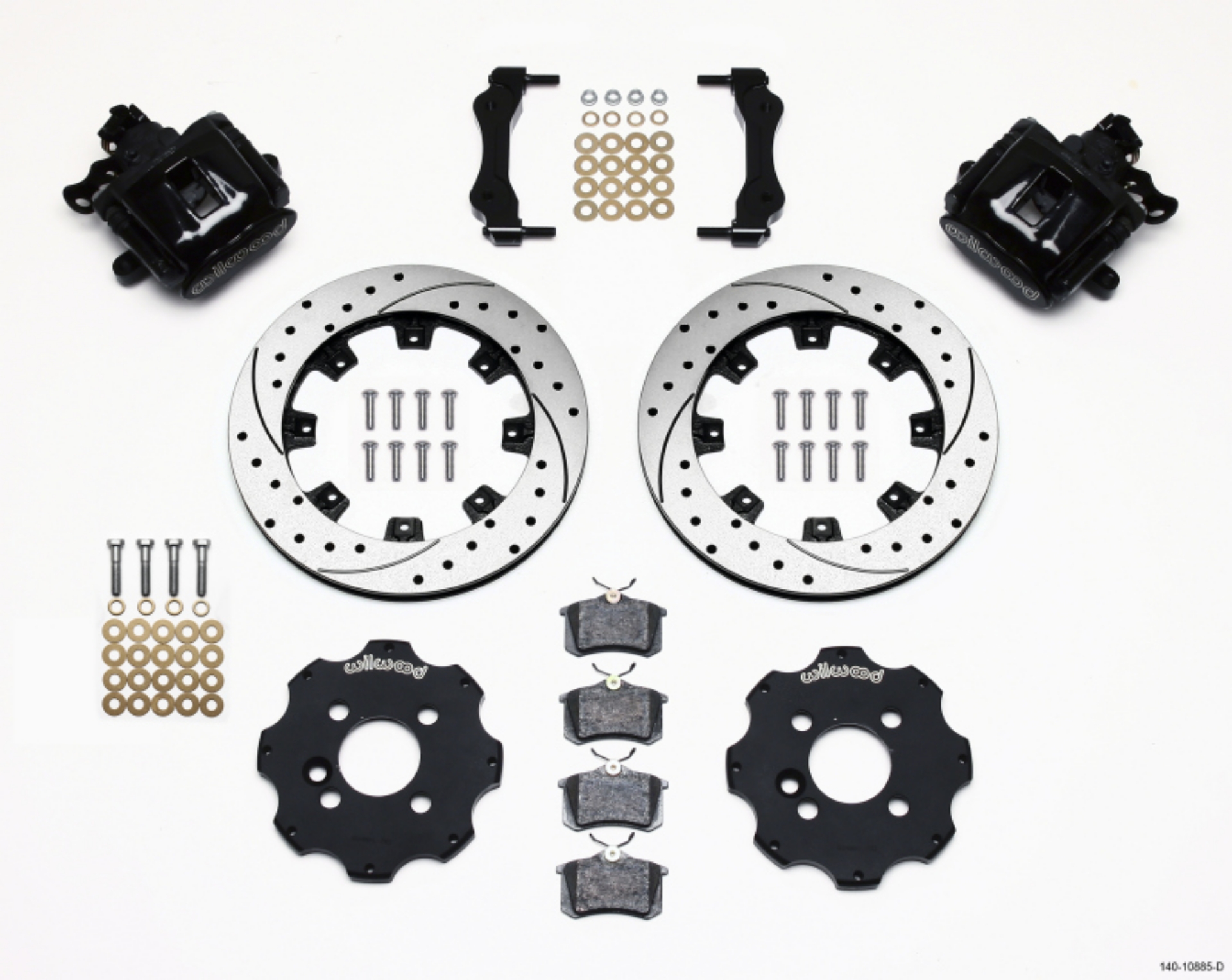 Picture of Wilwood Combination Parking Brake Rear Kit 11-75in Drilled Mini Cooper