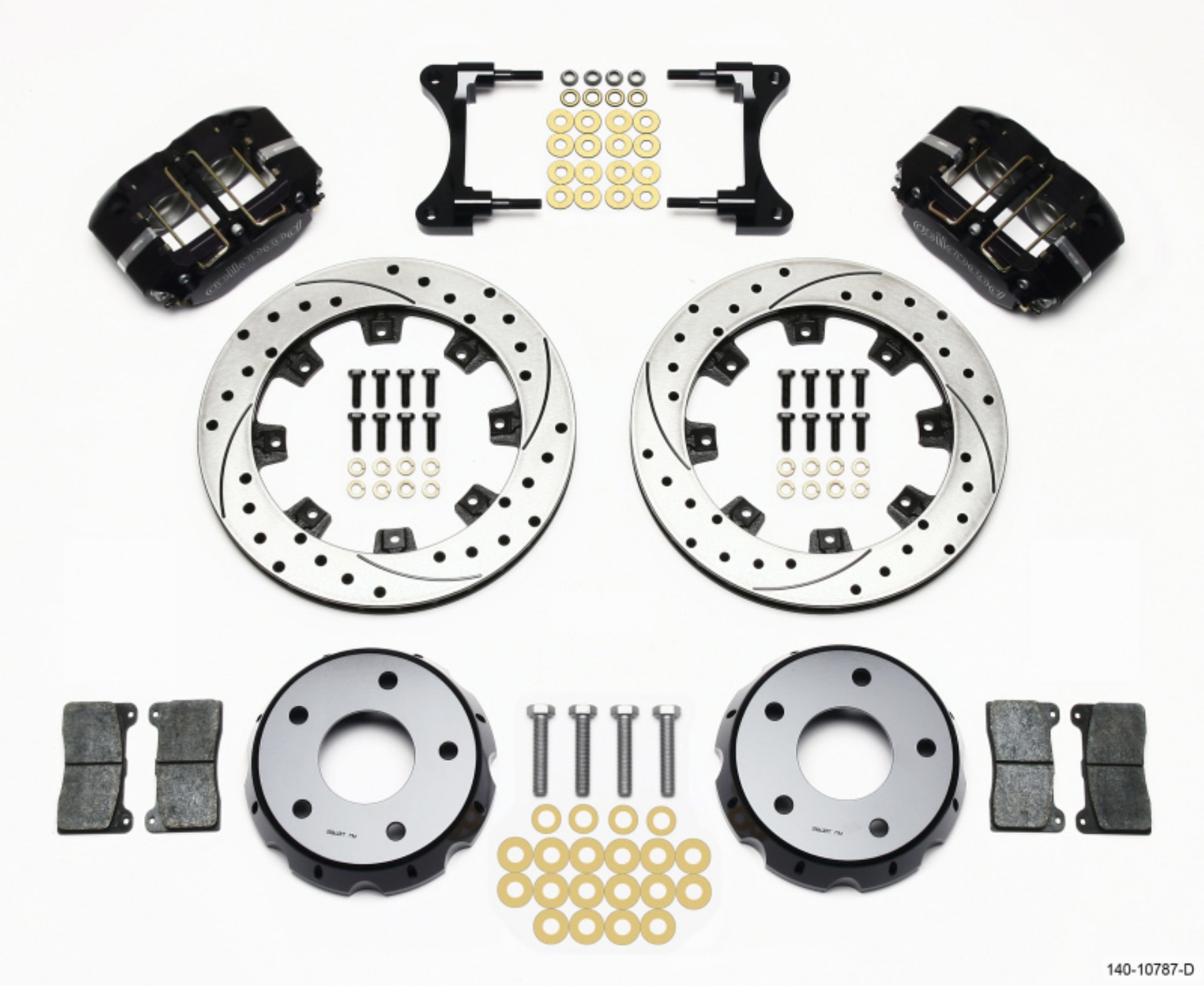 Picture of Wilwood Dynapro Radial Front Drag Kit 11-75in Vented Drilled 98-02 Camaro-Firebird