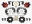 Picture of Wilwood Combination Parking Brake Rear Kit 12-19in Red Civic - Integra Drum 2-71 Hub Offset