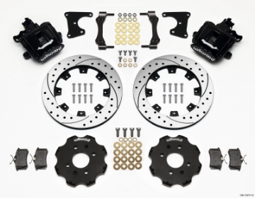 Picture of Wilwood Combination Parking Brake Rear Kit 12-19in Drilled Civic - Integra Drum 2-71 Hub Offset