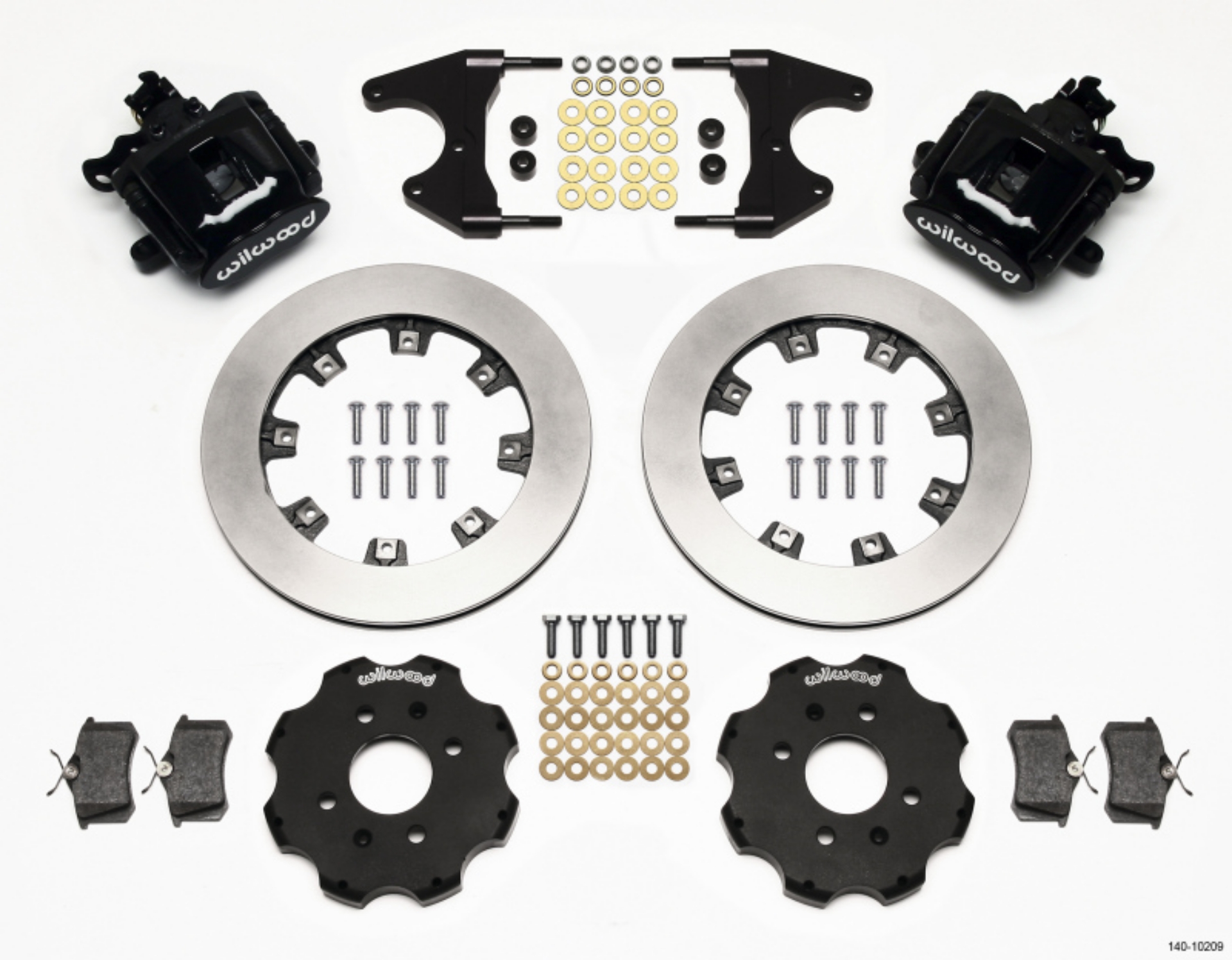 Picture of Wilwood Combination Parking Brake Rear Kit 12-19in Civic - Integra Drum 2-46 Hub Offset