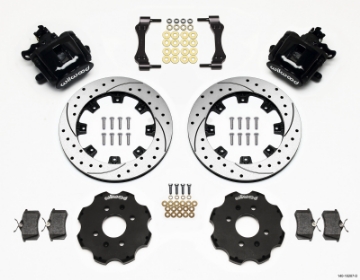 Picture of Wilwood Combination Parking Brake Rear Kit 12-19in Drilled Civic - Integra Disc 2-39 Hub Offset