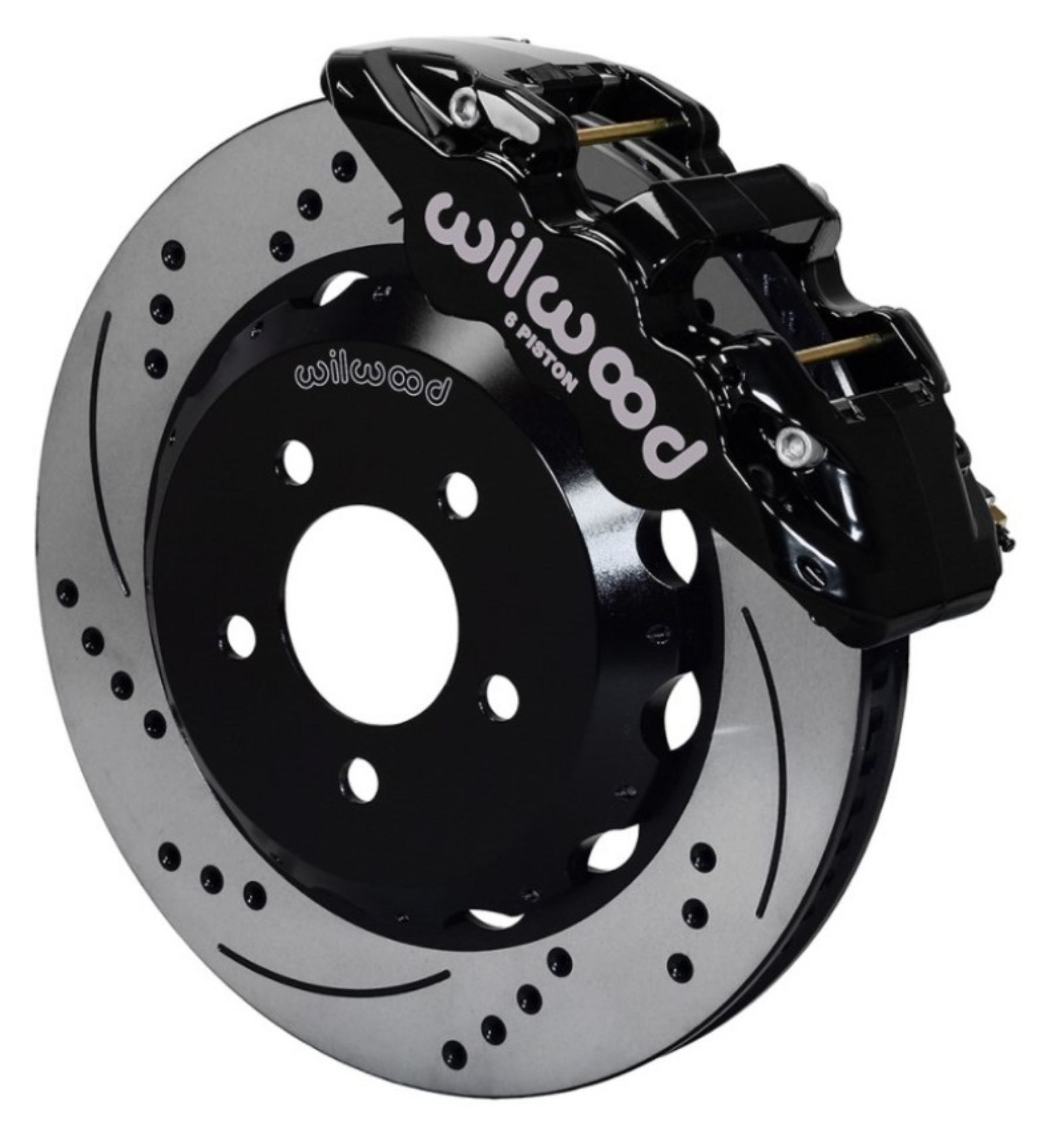 Picture of Wilwood AERO6 Front Hat Kit 15-00 Drilled 2016-Up Camaro w-Lines