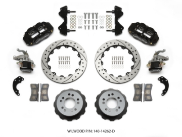 Picture of Wilwood Narrow Superlite 4R - MC4 Rear Kit 12-88 Drilled Currie Pro-Tour Unit Bearing Floater