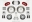 Picture of Wilwood Narrow Superlite 6R Front Hub Kit 14-00in Red Magnum Force Drop Spindle