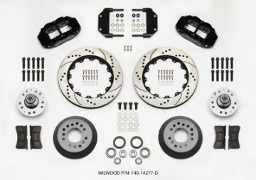 Picture of Wilwood Narrow Superlite 6R Front Hub Kit 14-00in Drilled Magnum Force Drop Spindle