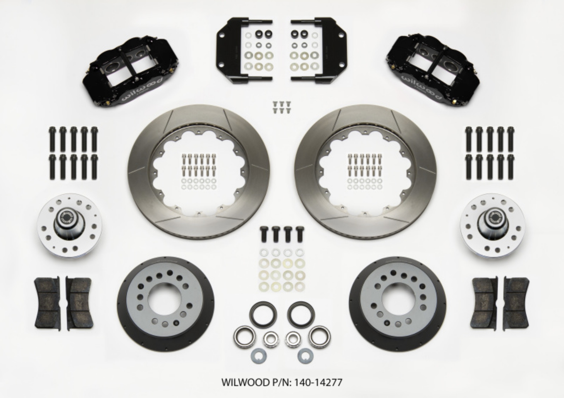 Picture of Wilwood Narrow Superlite 6R Front Hub Kit 14-00in Magnum Force Drop Spindle