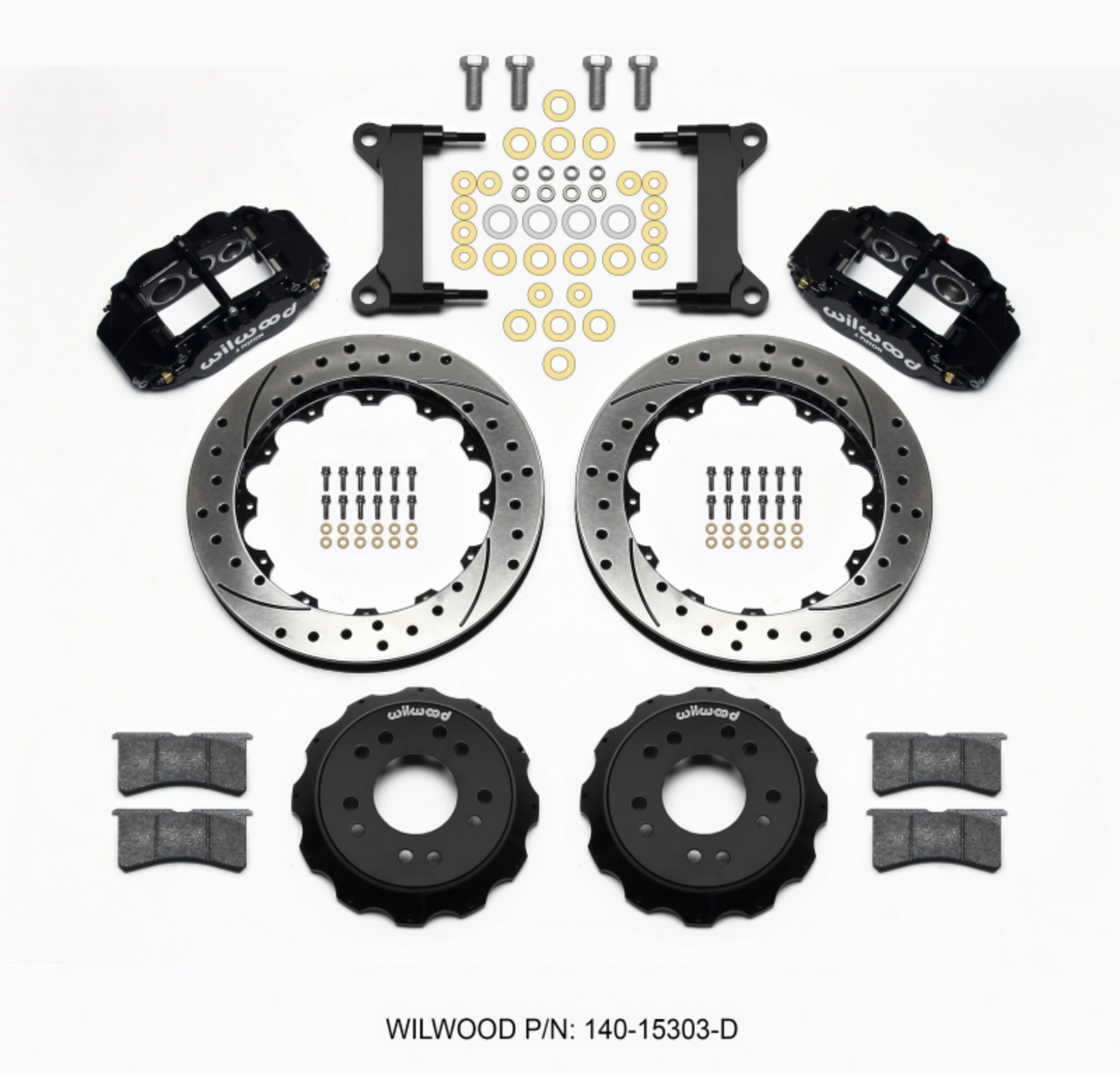 Picture of Wilwood Narrow Superlite 6R Front Hat Kit 13-06 Drilled 63-87 C10 w- Wilwood Pro Spindles