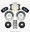 Picture of Wilwood AERO6 Front Hat Kit 14-00 Drilled 63-87 C10 w- Wilwood Pro Spindles