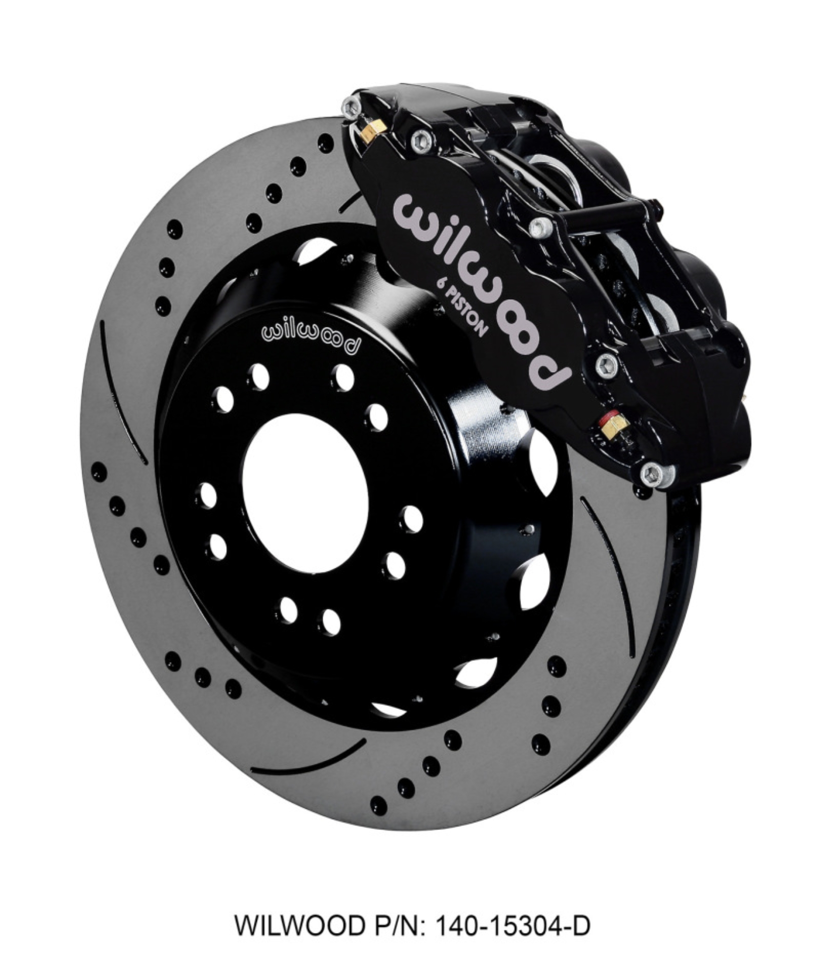 Picture of Wilwood Narrow Superlite 6R Front Hat Kit 14-00 Drilled 63-87 C10 w- Wilwood Pro Spindles