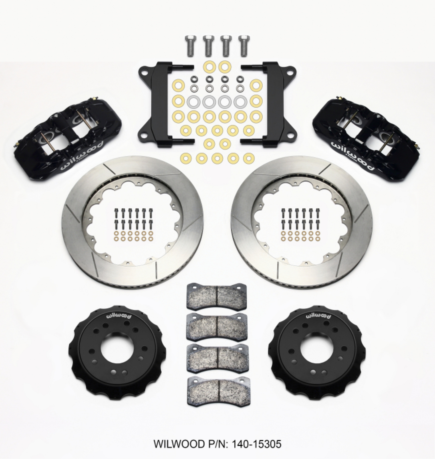 Picture of Wilwood AERO6 Front Hat Kit 14-00 63-87 C10 w- Wilwood Pro Spindles