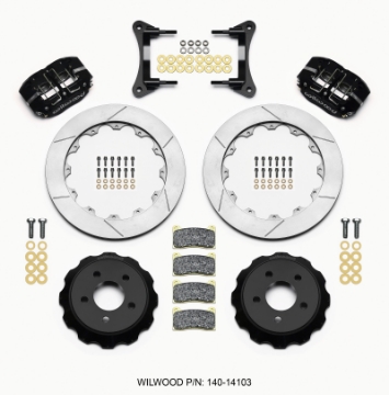 Picture of Wilwood Dynapro Radial Front Drag Kit 12-88 Vented 15-23 Mustang