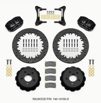 Picture of Wilwood Dynapro Radial Front Drag Kit 12-90in Drilled 15-23 Mustang