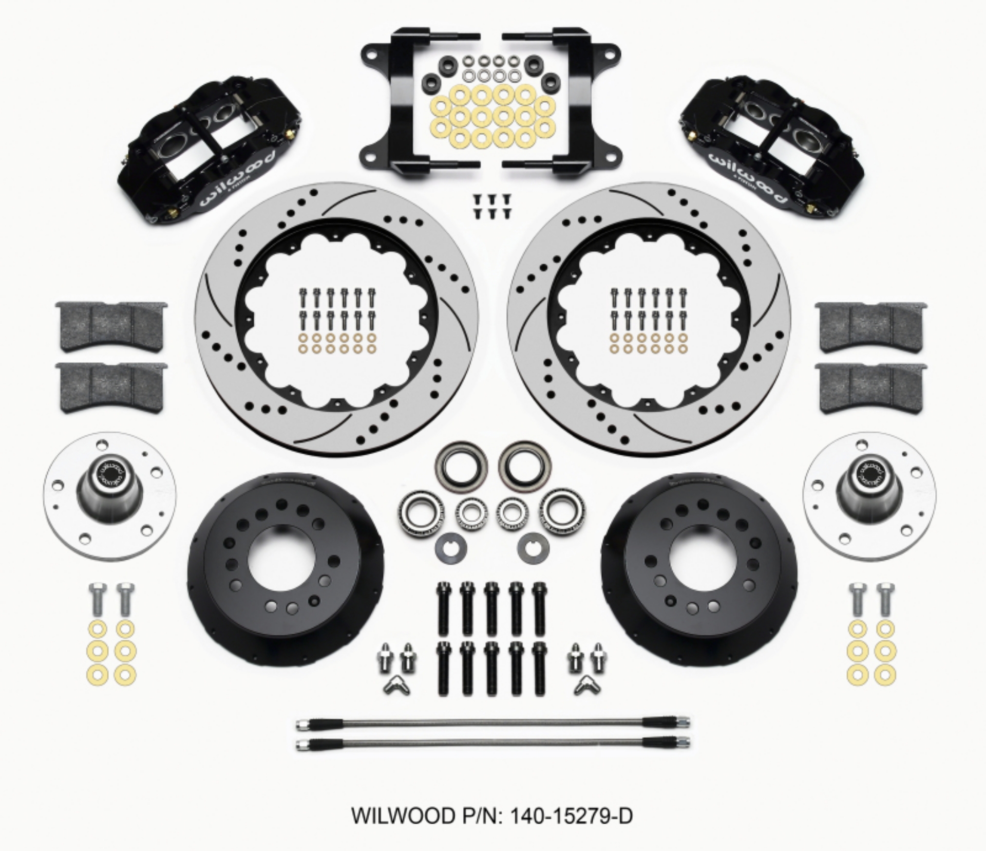 Picture of Wilwood Narrow Superlite 6R Front Hub Kit 14-00in Drilled 82-92 Camaro--Firebird