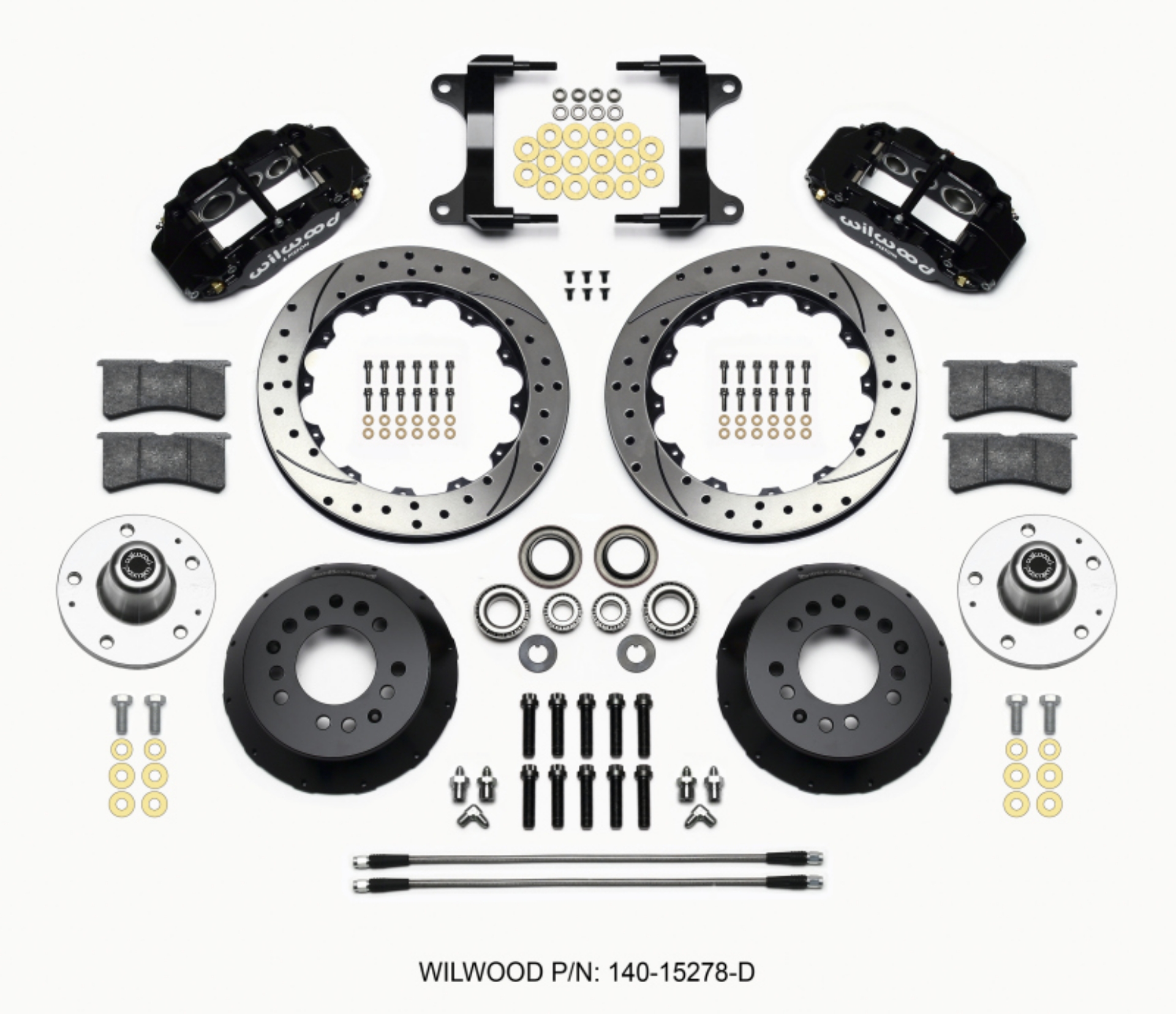 Picture of Wilwood Narrow Superlite 6R Front Hub Kit 12-88in Drilled 82-92 Camaro--Firebird