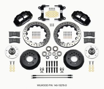 Picture of Wilwood Narrow Superlite 6R Front Hub Kit 12-88in Drilled 82-92 Camaro--Firebird