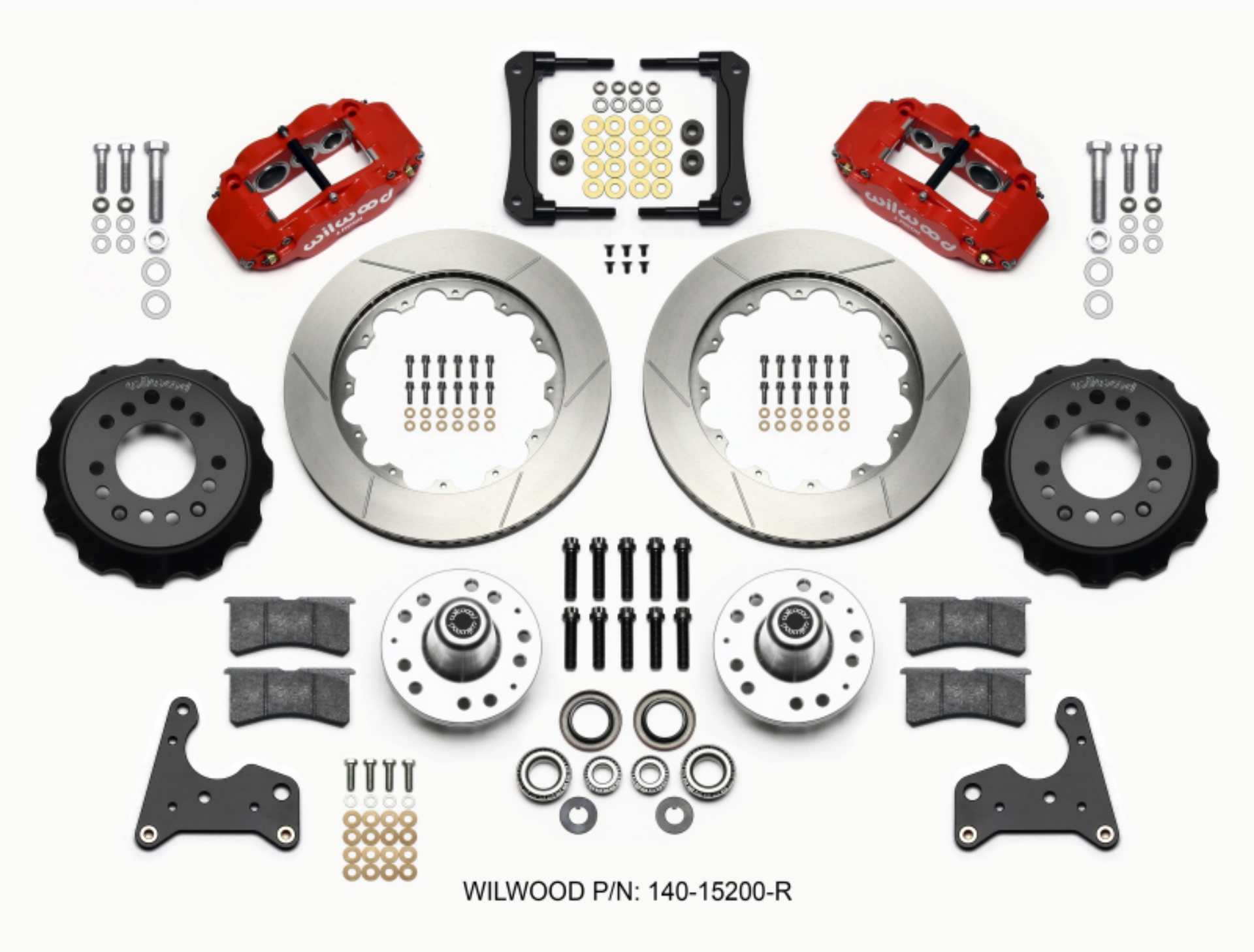 Picture of Wilwood Narrow Superlite 6R Front Hub Kit 14-00in Red 65-72 CDP C Body -Drum