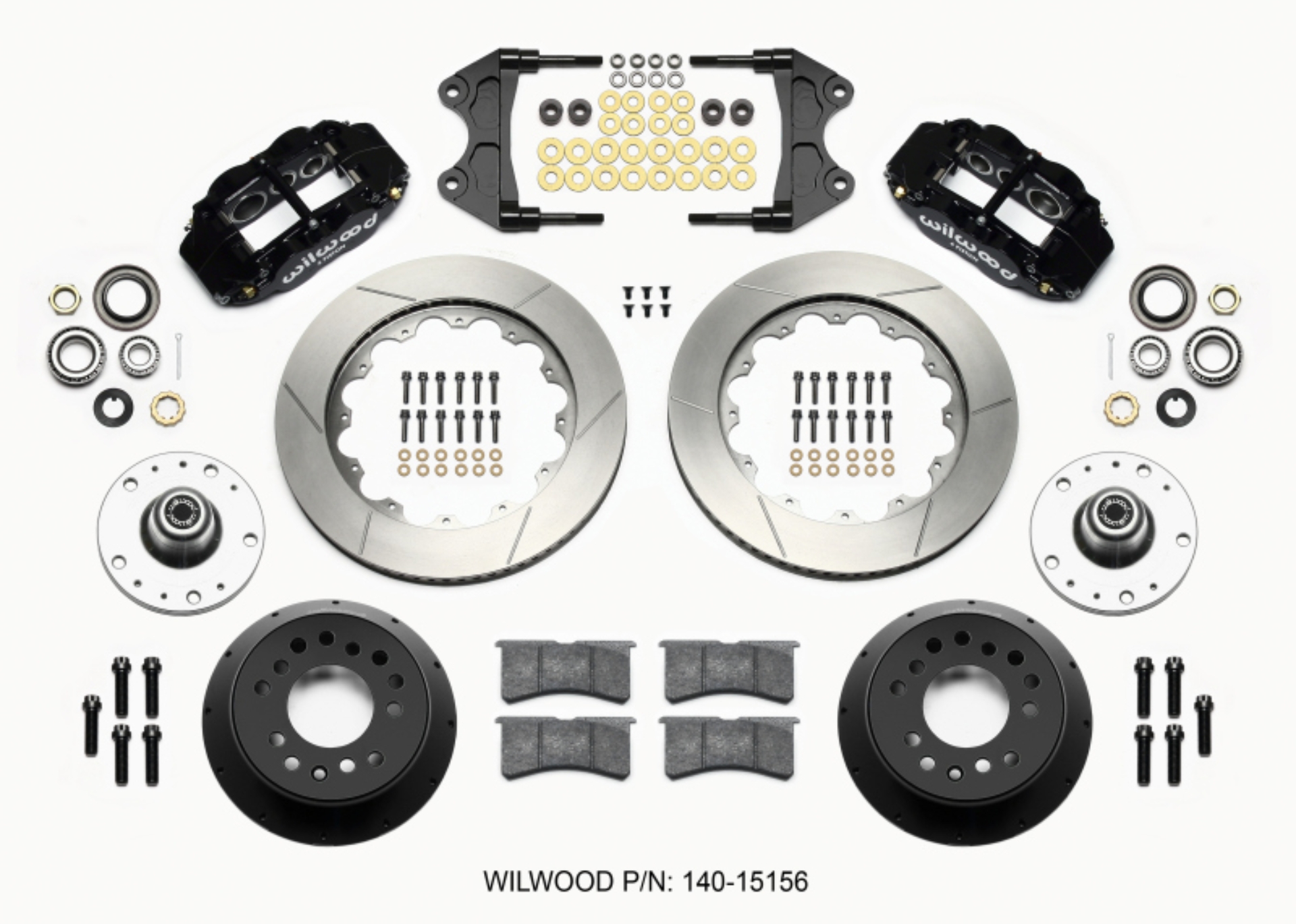 Picture of Wilwood Narrow Superlite 6R Front Hub Kit 14-00in WWE ProSpindle 5x4-75in 5x5-00in Hub