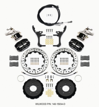 Picture of Wilwood Dynapro Radial4 - MC4 Rear Kit 12-88 Drilled 2006-15 Miata w-Lines & Cables