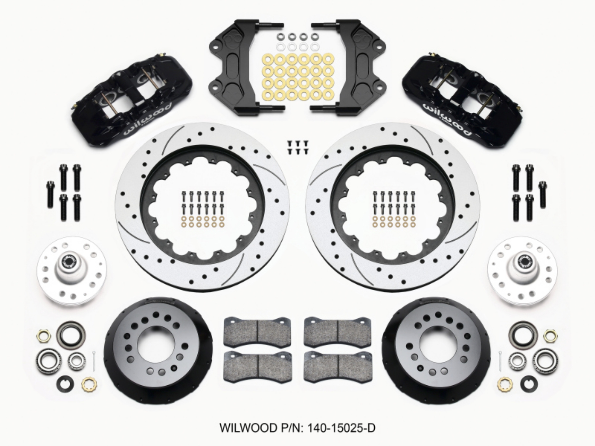 Picture of Wilwood AERO6 Front Hub Kit 15-00 Drilled WWE ProSpindle