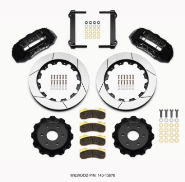 Picture of Wilwood TX6R Front Kit 16-00in Black 1999-2014 GM Truck-SUV 1500