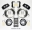 Picture of Wilwood AERO6 Front Hat Kit 14-25 2014-Up Challenger w-Lines