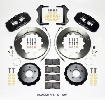 Picture of Wilwood AERO6 Front Hat Kit 14-25 2014-Up Challenger w-Lines