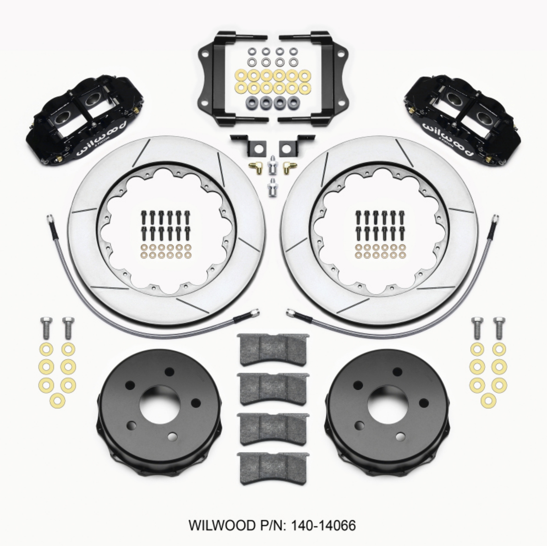 Picture of Wilwood Narrow Superlite 4R Rear Kit 14-00in 2007-up Jeep JK w-Lines