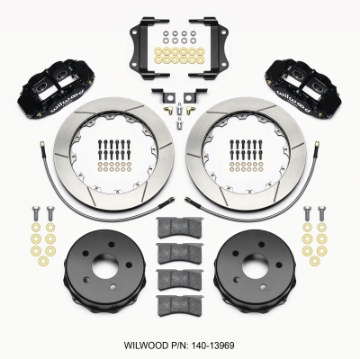 Picture of Wilwood Narrow Superlite 4R Rear Kit 12-88in 2007-up Jeep JK w-Lines