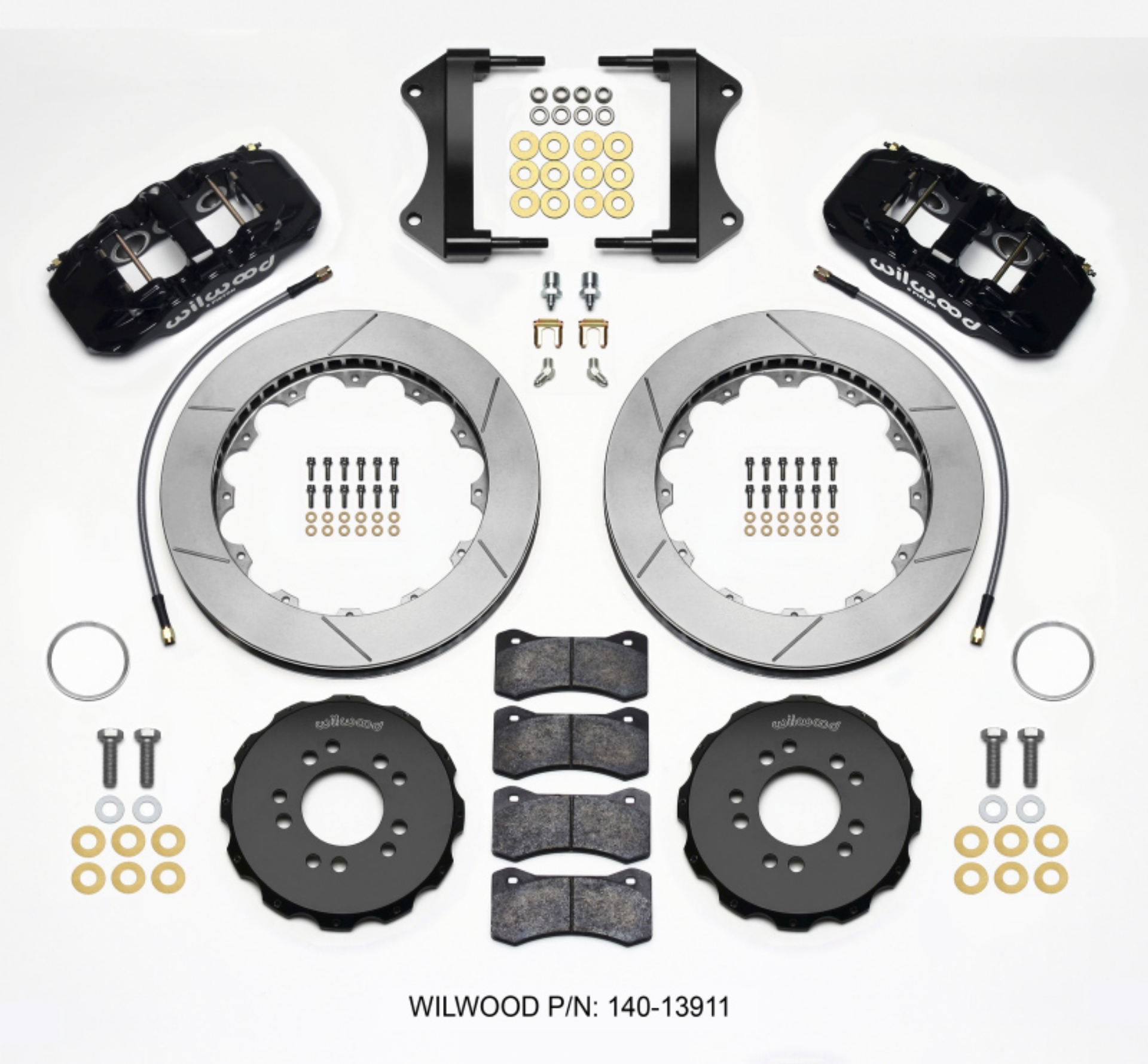 Picture of Wilwood AERO6 Front Hat Kit 15-00 2014-up Corvette C7 w-Lines