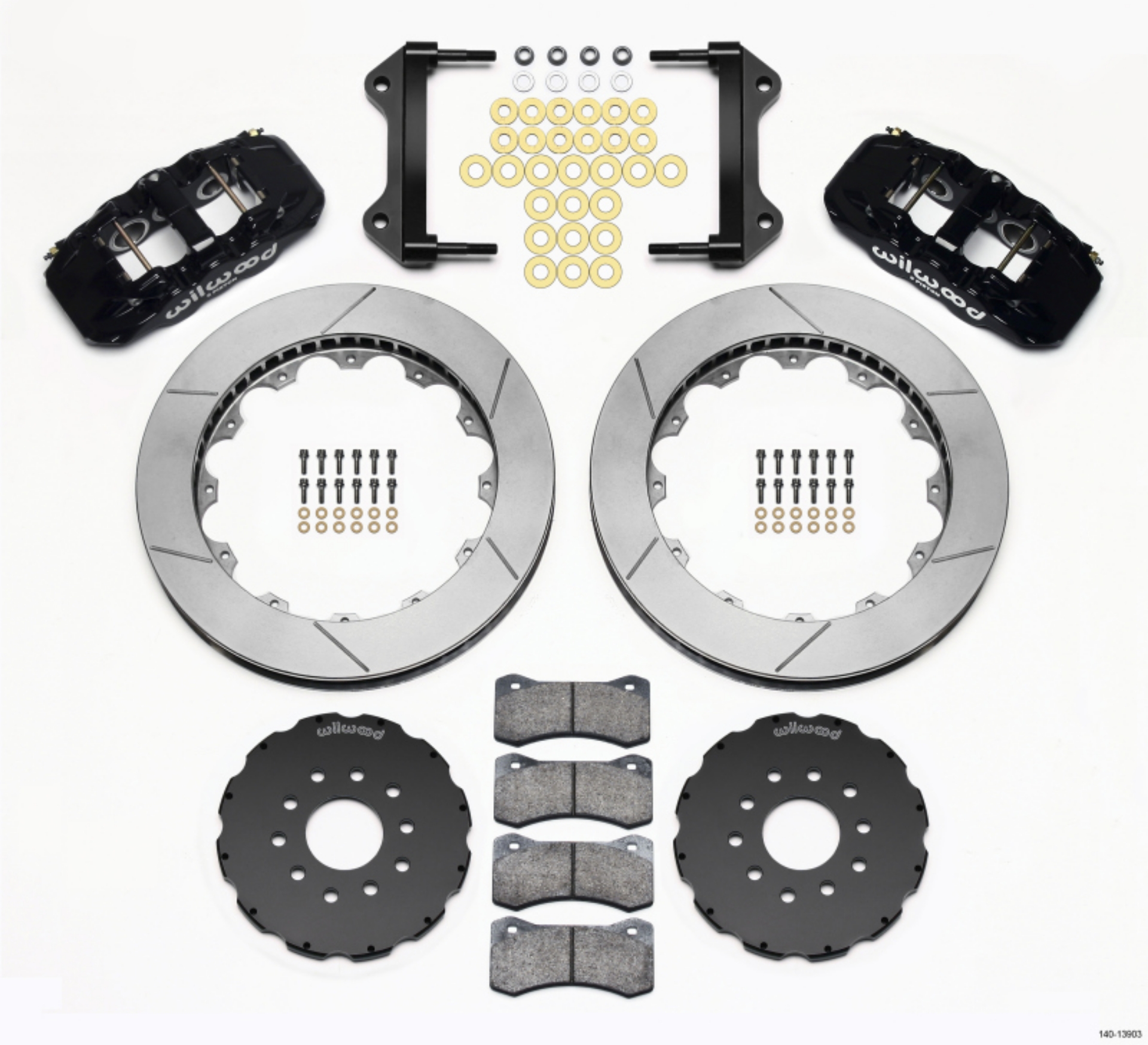 Picture of Wilwood AERO6 Front Hat Kit 15-00 97-04 Corvette C5-Z06 05-13 C6