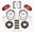 Picture of Wilwood TX6R Rear Kit 16-00in Red 1999-2010 GM Trk 2500 HD 4-84 Cntr