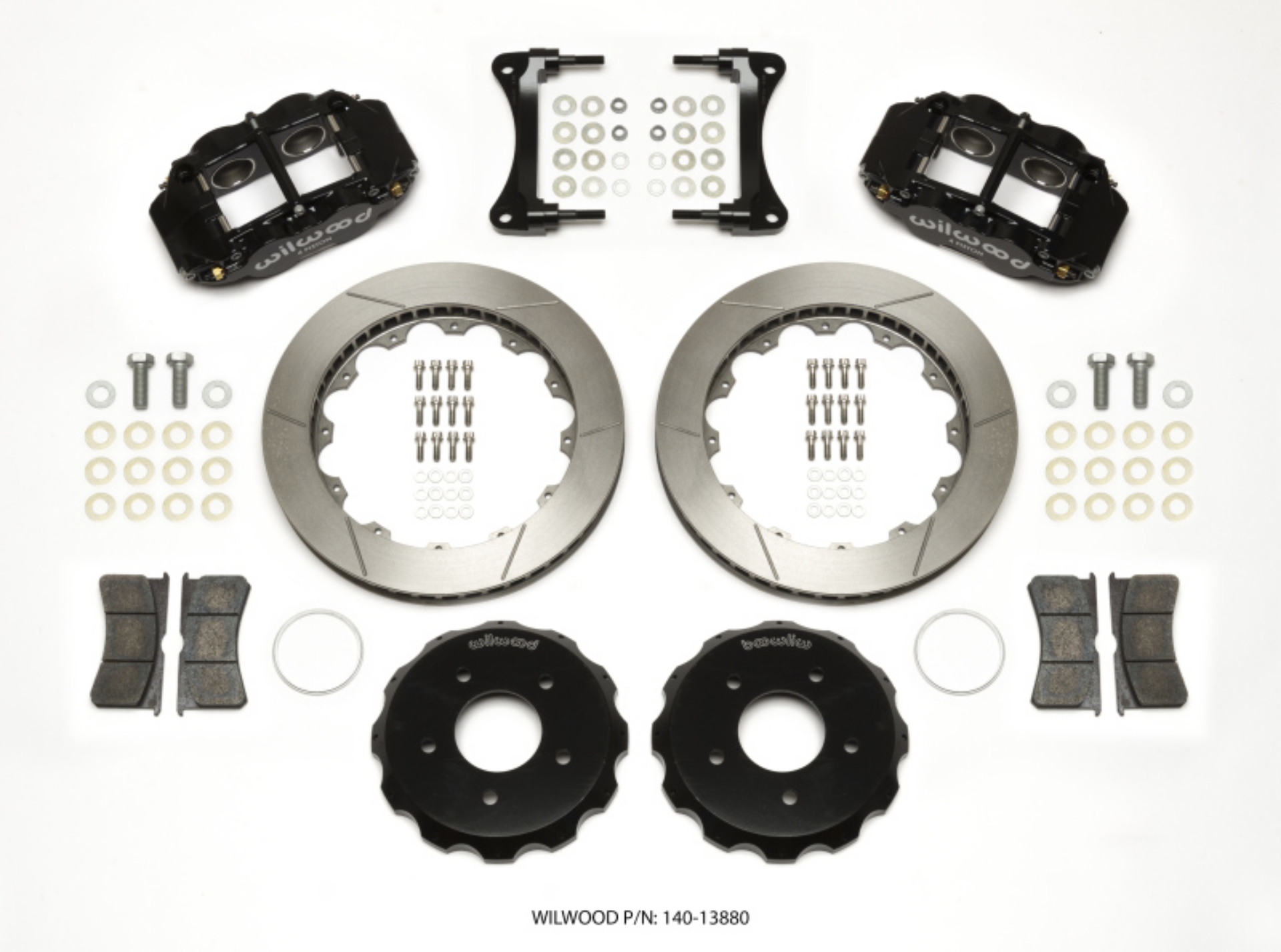 Picture of Wilwood Narrow Superlite 4R Front Hat Kit 12-88in 2007-Up Jeep Wrangler