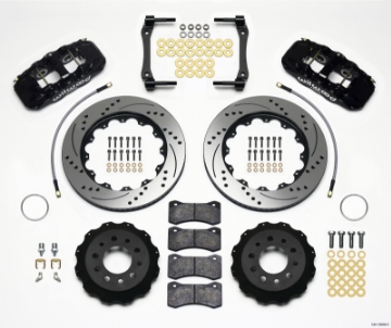 Picture of Wilwood AERO4 Rear Kit 14-25in Drilled 2014-Up Corvette C7 w-Lines