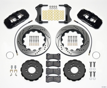 Picture of Wilwood AERO6 Front Hat Kit 14-25 Drilled 2014-Up Corvette C7 w-Lines