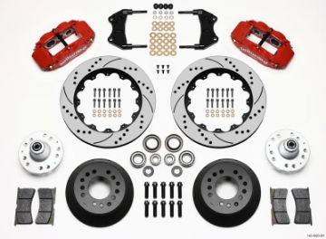 Picture of Wilwood Narrow Superlite 6R Front Hub Kit 14-00in Drill Red WWE ProSpindle