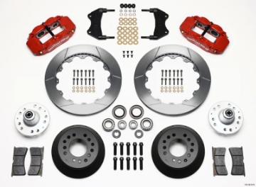 Picture of Wilwood Narrow Superlite 6R Front Hub Kit 12-88in Red WWE ProSpindle