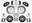 Picture of Wilwood Narrow Superlite 6R Front Hub Kit 12-88in Drilled WWE ProSpindle