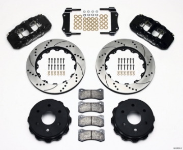 Picture of Wilwood AERO4 RearTruck Kit 14-25in Drilled 1999-2010 GM 1500-SUV 2 Piston OE Caliper