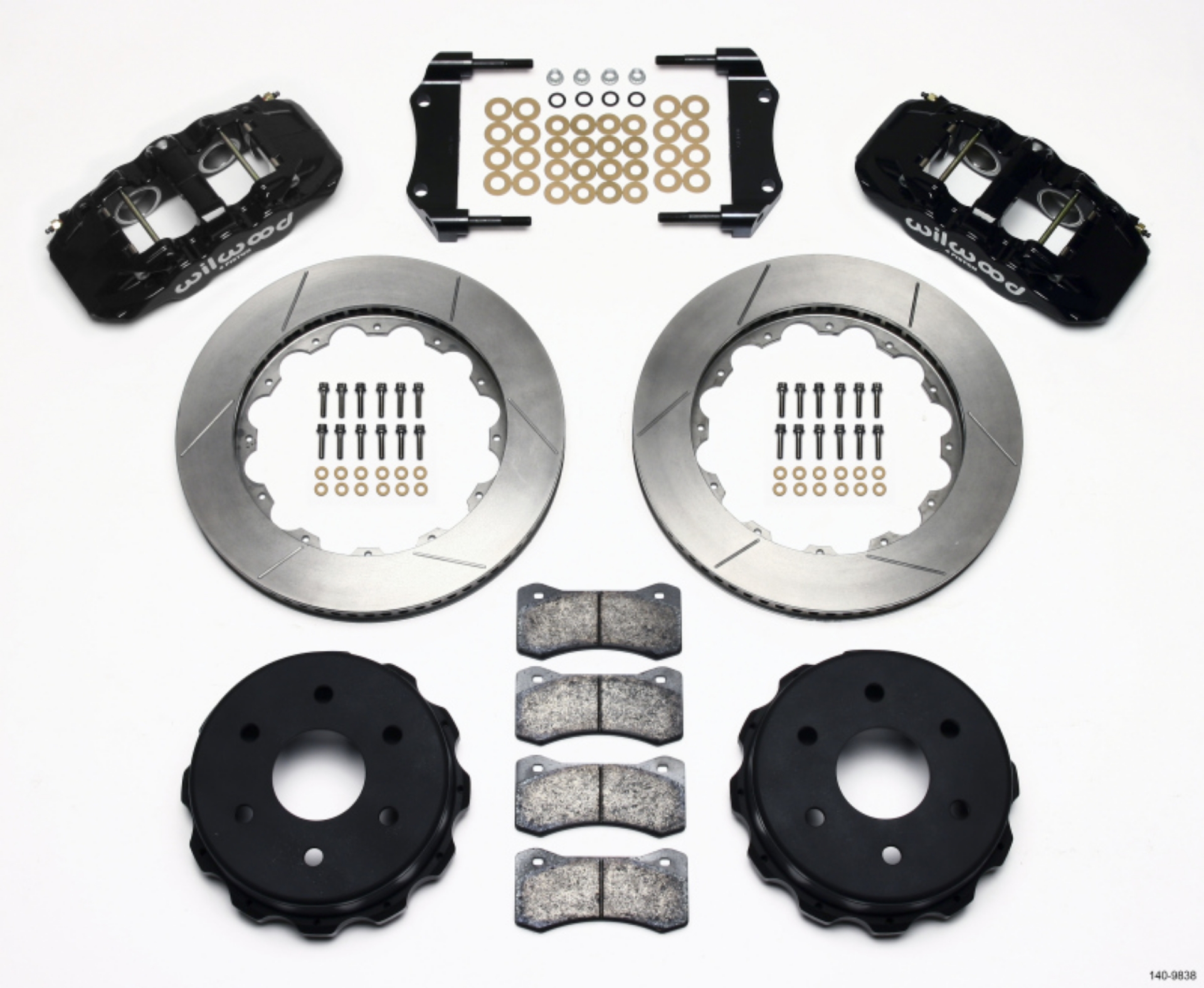 Picture of Wilwood AERO4 RearTruck Kit 14-25in 1999-2010 GM 1500-SUV 2 Piston OE Caliper