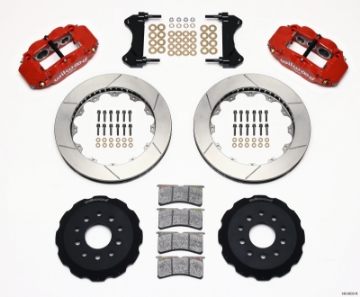 Picture of Wilwood Narrow Superlite 6R Front Hat Kit 13-06in Red 98-02 Camaro-Firebird