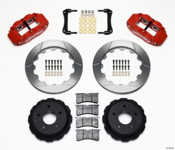 Picture of Wilwood Narrow Superlite 4R Rear Kit 12-88in Red 98-02 Camaro-Firebird