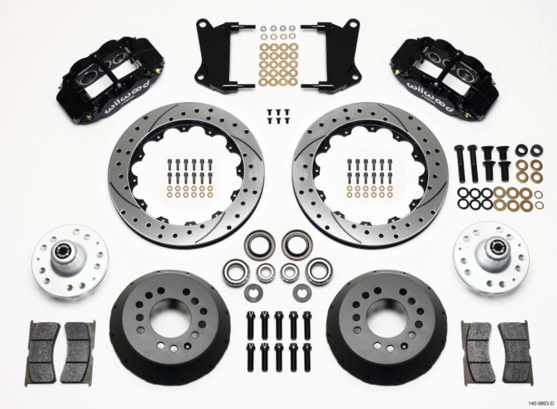 Picture of Wilwood Narrow Superlite 6R Front Hub Kit 12-88in Drilled 67-69 Camaro 64-72 Nova Chevelle