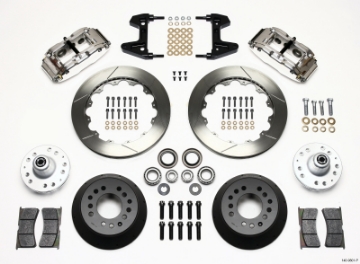 Picture of Wilwood Narrow Superlite 6R Front Hub Kit 12-88in Polished 74-80 Pinto-Mustang II Disc Spindle only