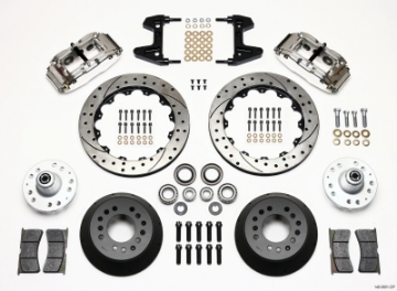 Picture of Wilwood Narrow Superlite 6R Front Hub Kit 12-88in Drill Pol 74-80 Pinto-Mustang II Disc Spindle only