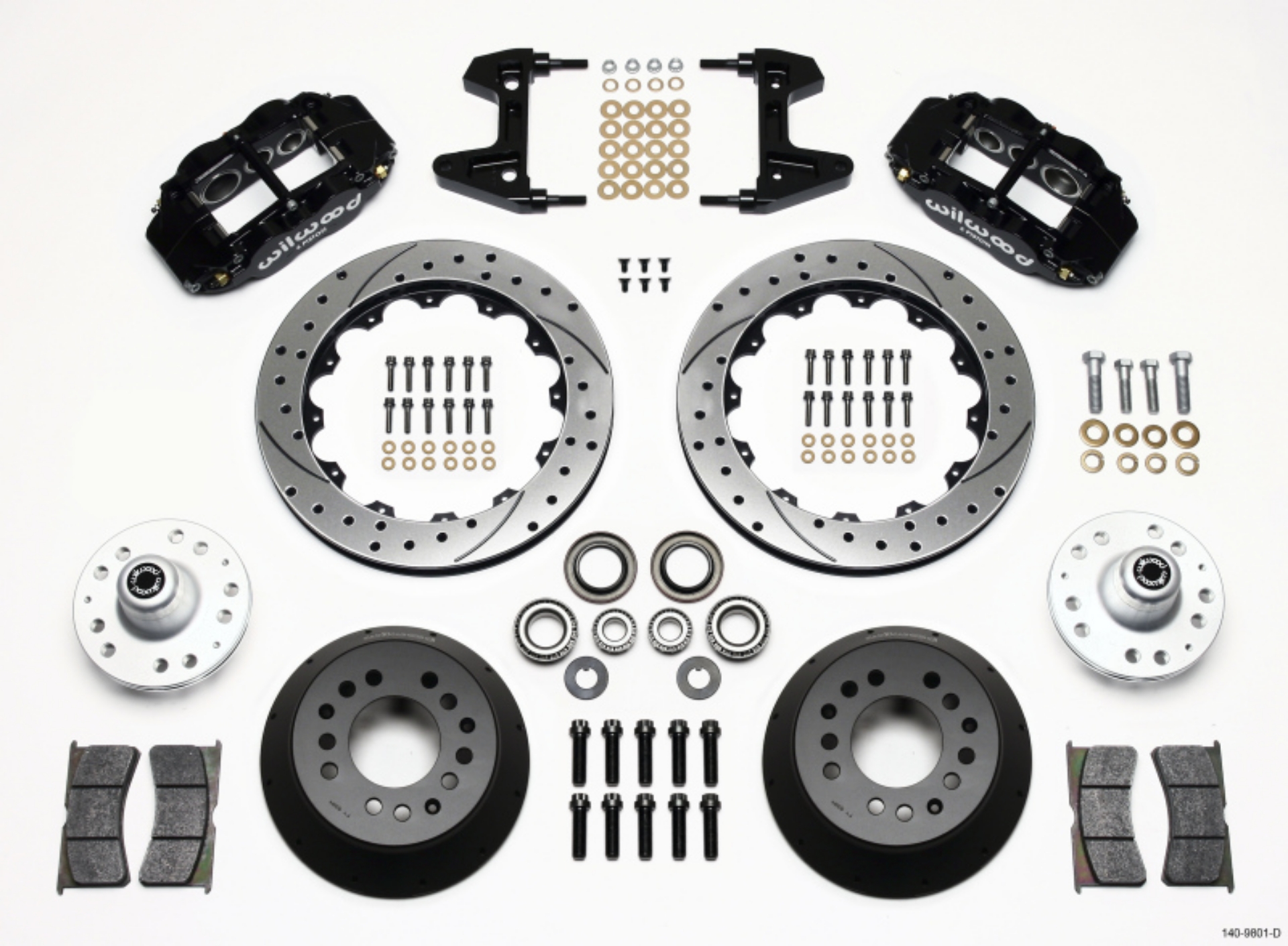 Picture of Wilwood Narrow Superlite 6R Front Hub Kit 12-88in Drilled 74-80 Pinto-Mustang II Disc Spindle only
