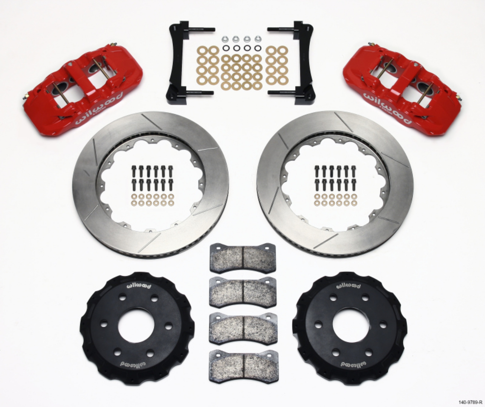 Picture of Wilwood AERO6 Front Truck Kit 14-25in Red 1999-2014 GM Truck-SUV 1500