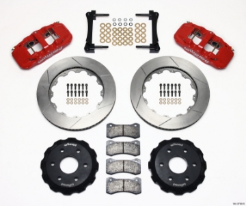 Picture of Wilwood AERO6 Front Truck Kit 14-25in Red 1999-2014 GM Truck-SUV 1500