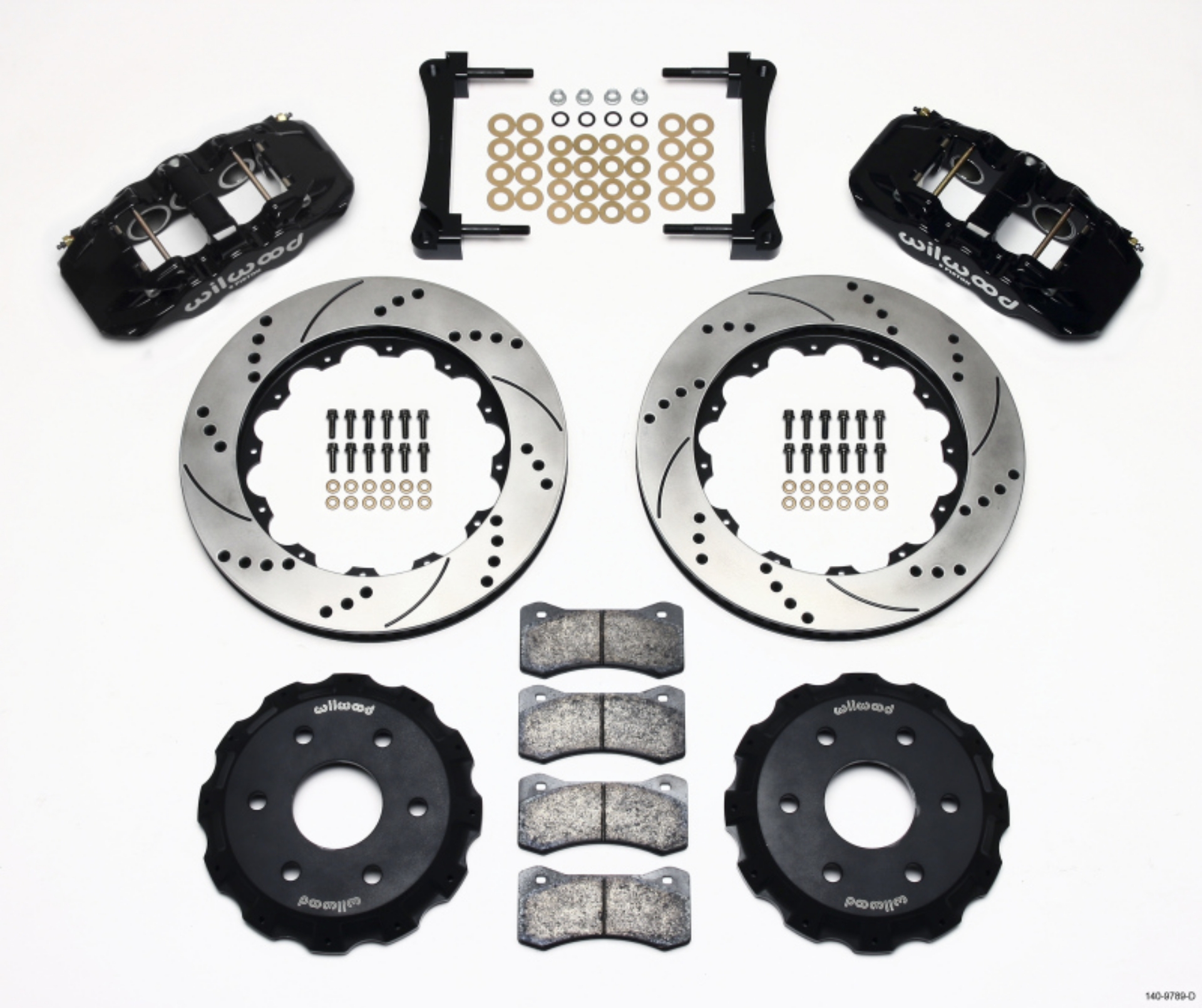 Picture of Wilwood AERO6 Front Truck Kit 14-25in Drilled 1999-2014 GM Truck-SUV 1500